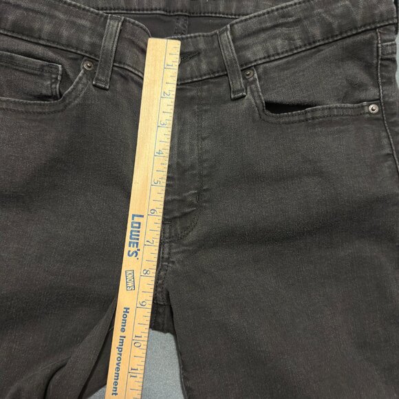 Levi's 711 Skinny Jeans Women's Size 30x30 Black Tab Dark Wash cotton blend - Picture 10 of 16